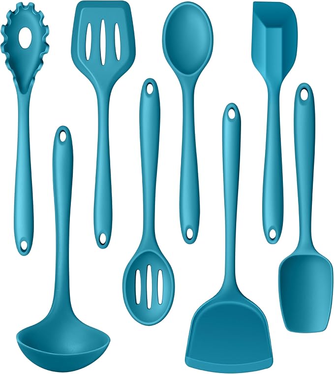 LIANYU 8Pcs Kitchen Utensils Set, Heat Resistant Cooking Utensils, Kitchen by LIANYU