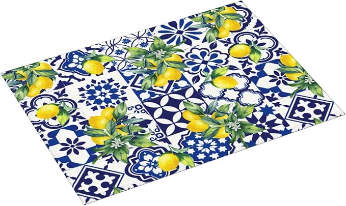 Lemon Mexican Tilt Dish Drying Mat - Image 2