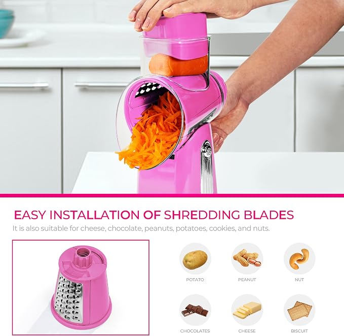 SUSTEAS Rotary Cheese Grater - Image 5
