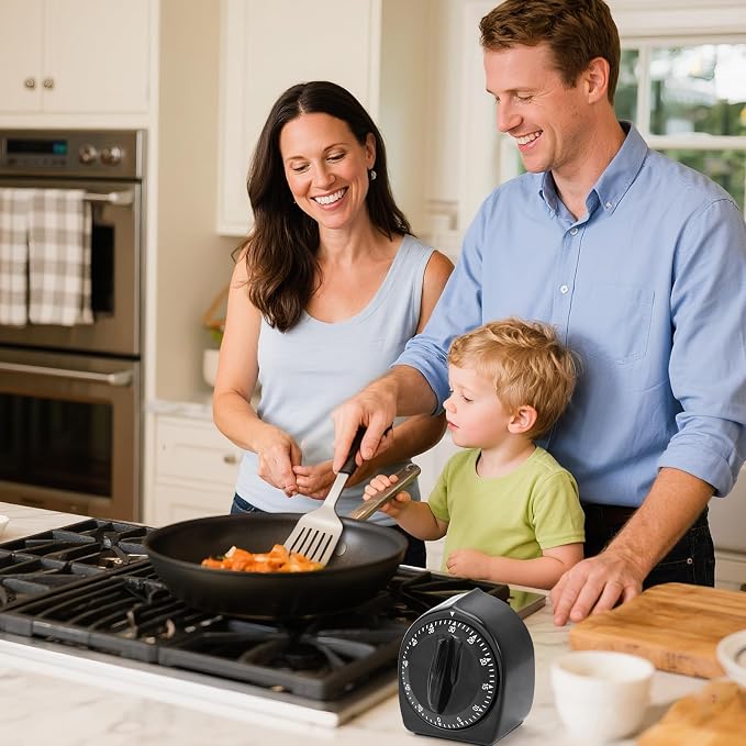 Kitchen Timers for Cooking, 60 Minute Wind Up - Image 4