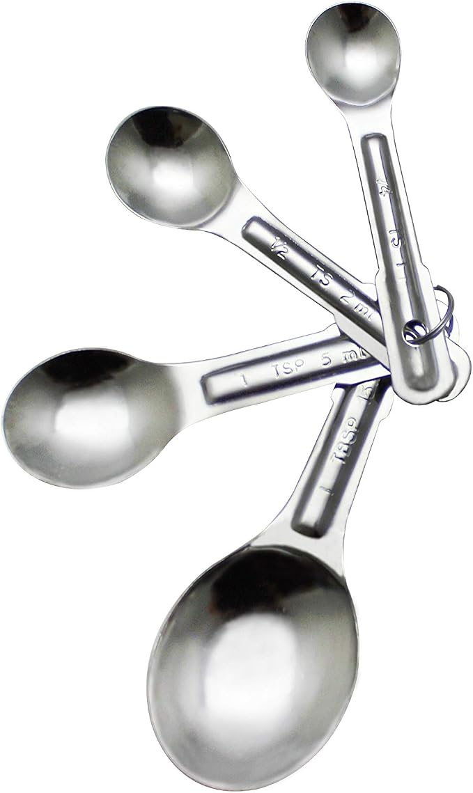 Thunder Group Stainless Steel Measuring Spoon Set by 9grace