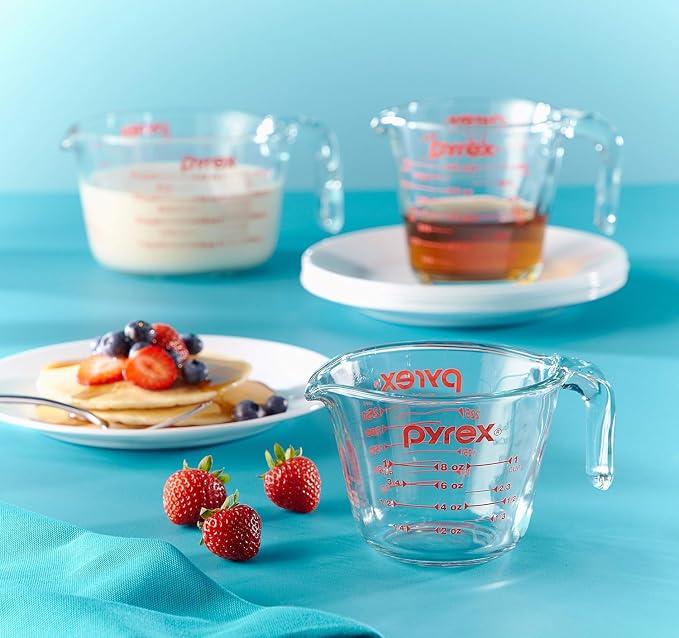 Pyrex Essentials Glass Measuring Cups Set, Measuring Cups - Image 7
