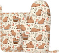 Oven Mitts and Pot Holders Set by Nmbvcxz
