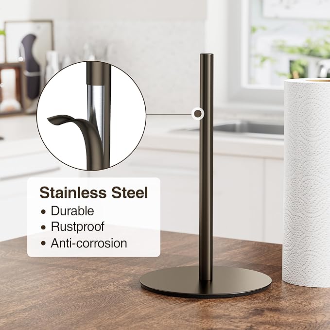 Oil-Rubbed Bronze Paper Towel Holder - Image 3
