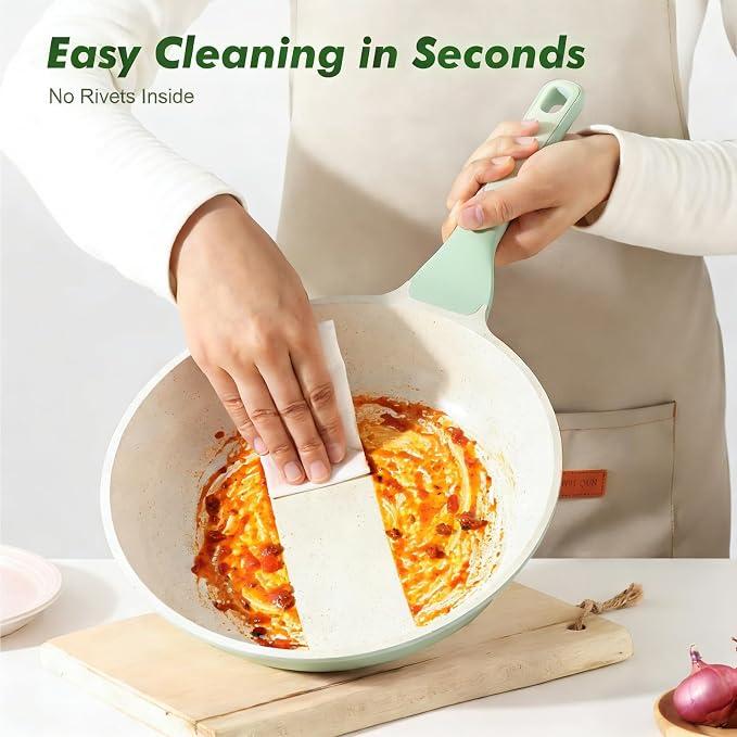 SENSARTE Nonstick Ceramic Frying Pan 9.5-Inch, Healthy Non Toxic Skillet - Image 6