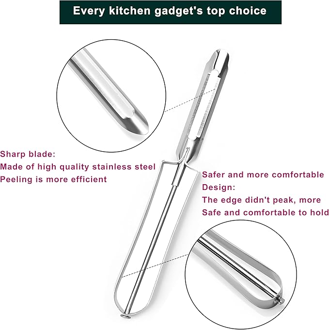 Potato Peelers for Kitchen, Just Like Mom's old steel Peeler - Image 5