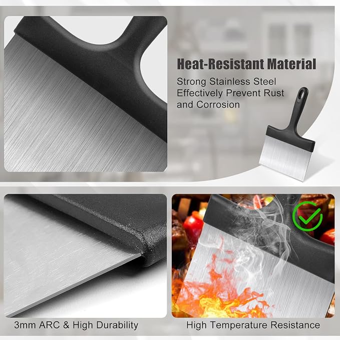 Grill Scraper, Griddle Scraper, Food Scraper - Image 5