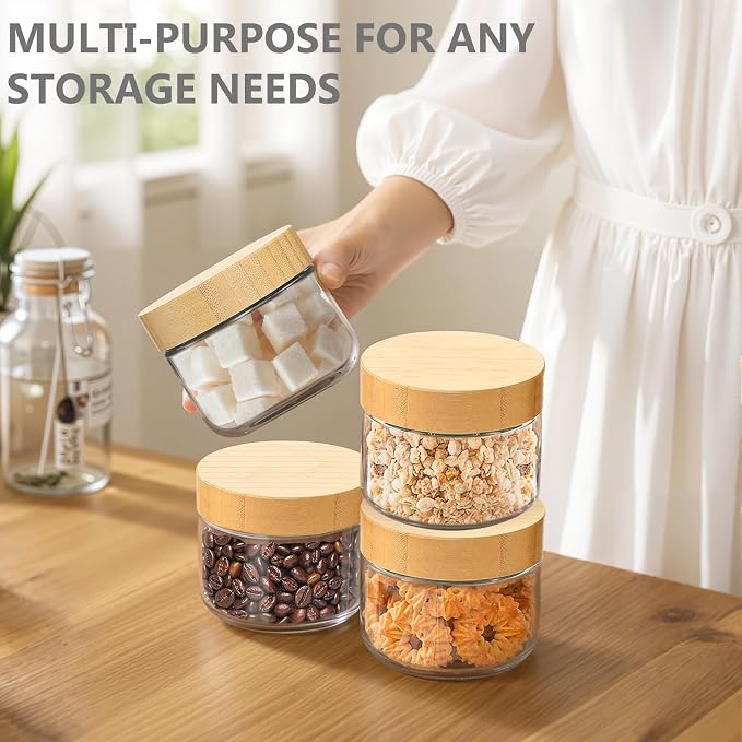 TBWIND 4 Pack 10oz Glass Jars - Image 8