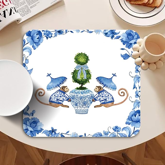 Chinoiserie Dish Drying Mat - Image 5