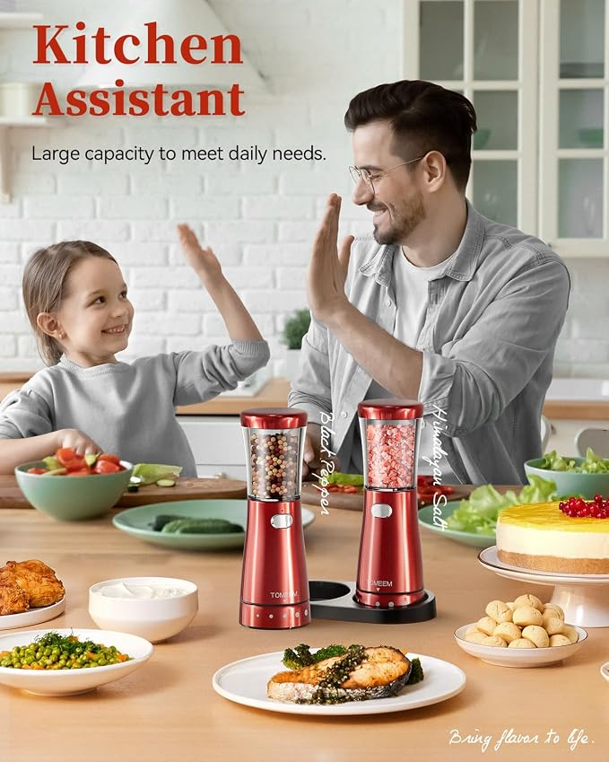 Electric Salt and Pepper Grinder Set - Image 8