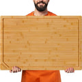 Kikcoin 36”×24” Bamboo Cutting Boards by Kikcoin
