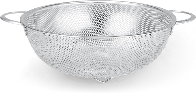 Gulex Colander Stainless Steel 3-Quart, Metal Strainer by Gulex