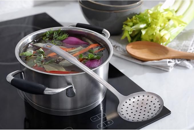 HIC Kitchen Perforated Spoon Style Skimmer - Image 3