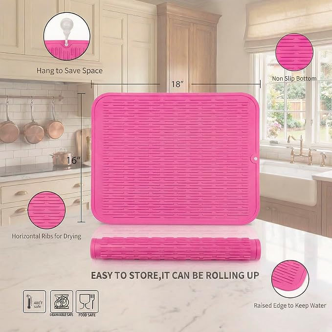MicoYang Silicone Dish Drying Mat - Image 2