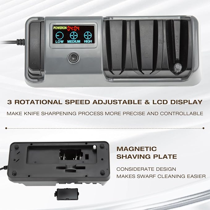 Professional 3-Stage Electric Knife Sharpener - Image 6