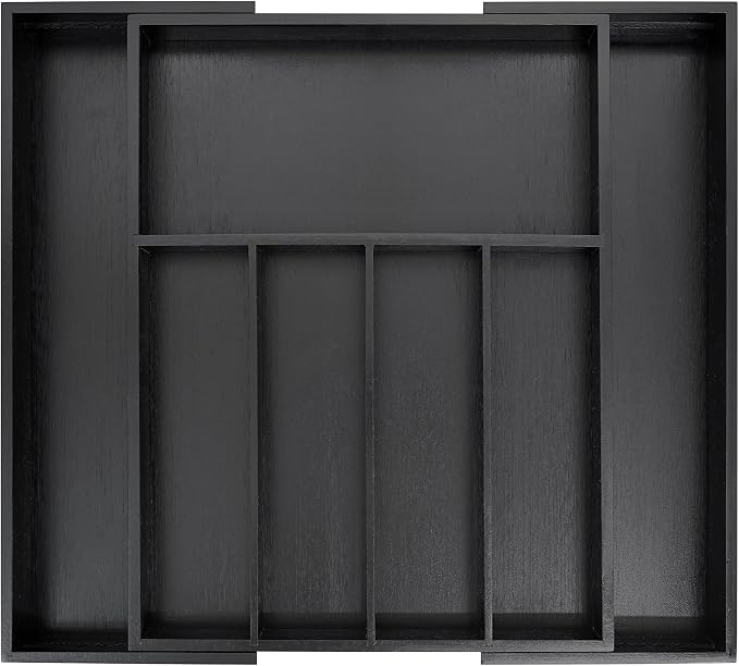 VaeFae Premium Bamboo Drawer Organizer, Expandable Silverware Drawer Organizer by VaeFaeDirect