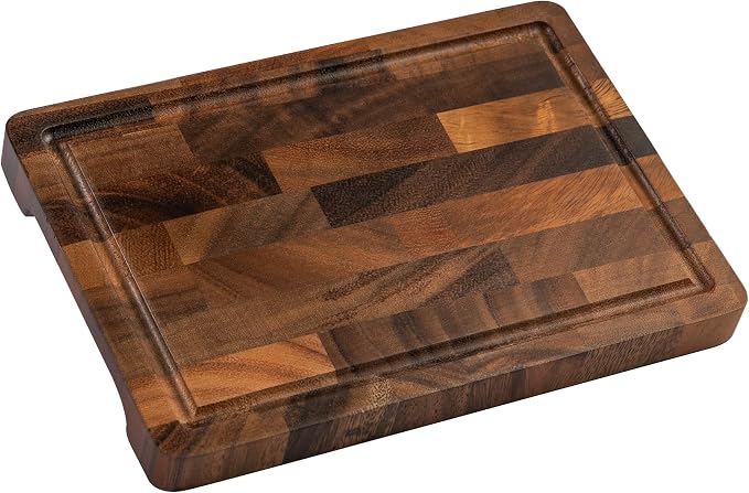 Walnut Wood Cutting Board, Small End Grain Cutting Boards by FyctioHome
