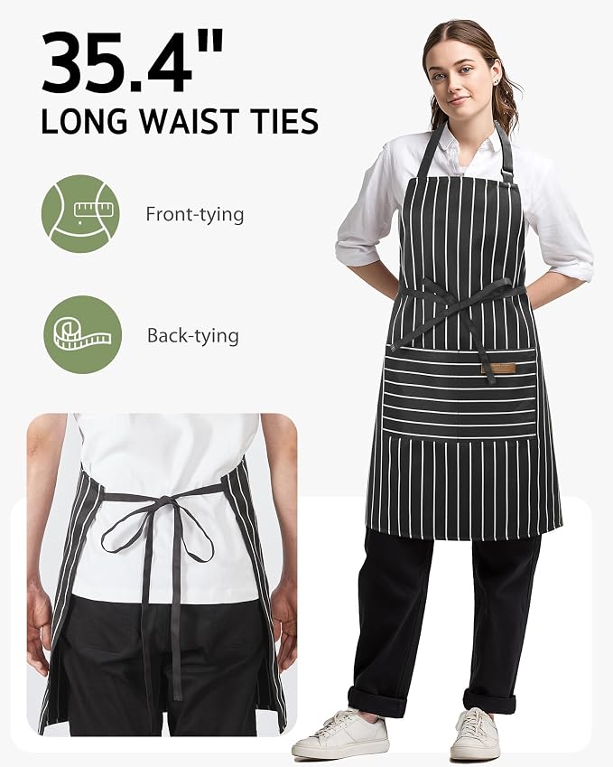 Syntus Chef Apron for Men Women Kitchen Cooking Apron - Image 5