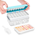 Ice Cube Tray with Lid and Bin, Ice Trays by PHINOX
