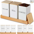 3 Pack Coffee Tea Sugar Container by Unknown