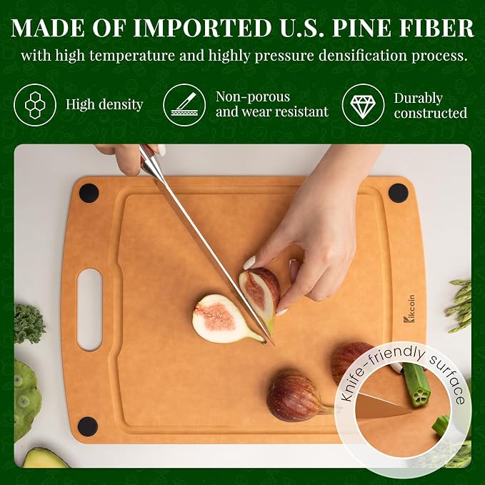 Kikcoin Wood Cutting Board, Cutting Boards - Image 3