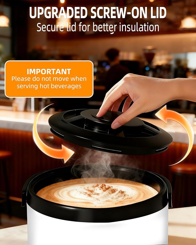 Insulated Beverage Dispenser 3 Gallon, Hot&Cold Drink Dispenser - Image 7