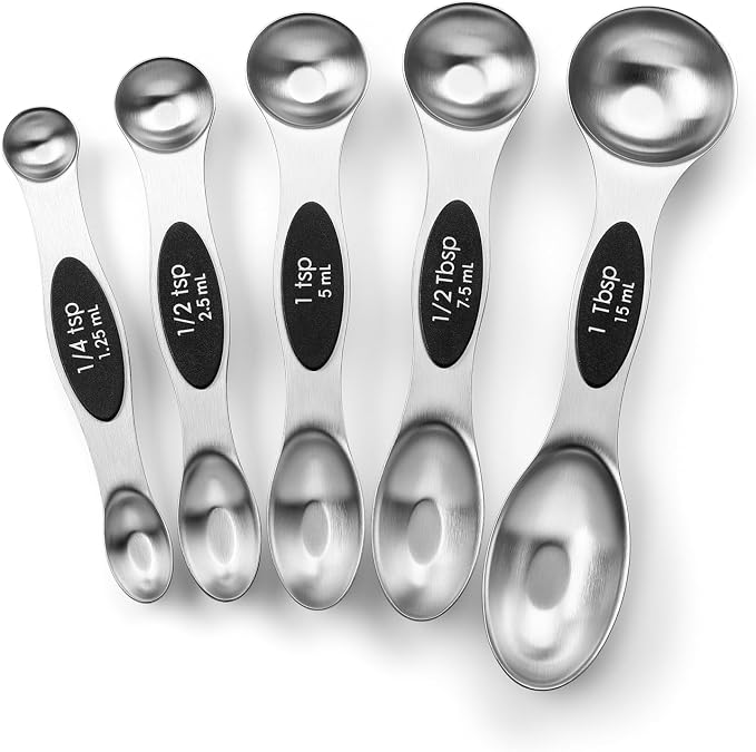 Spring Chef Magnetic Measuring Cups & Spoons Set, Strong N45 Magnets, Heavy - Image 9