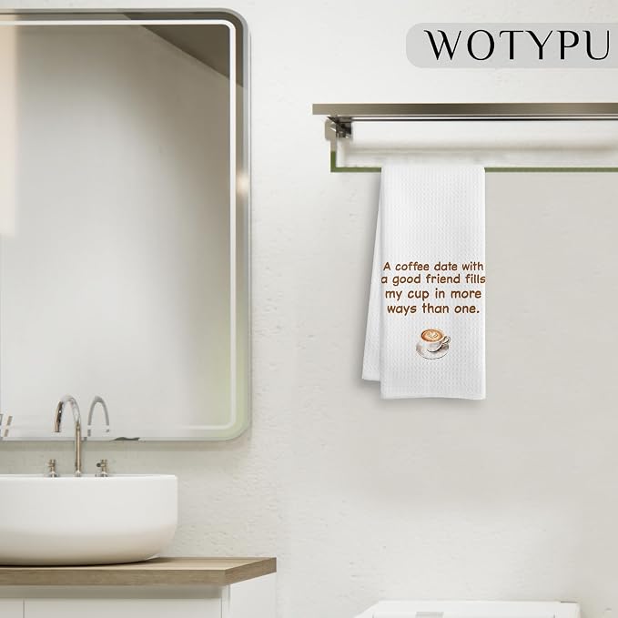 Friend and Coffee Kitchen Towels, Gifts - Image 5