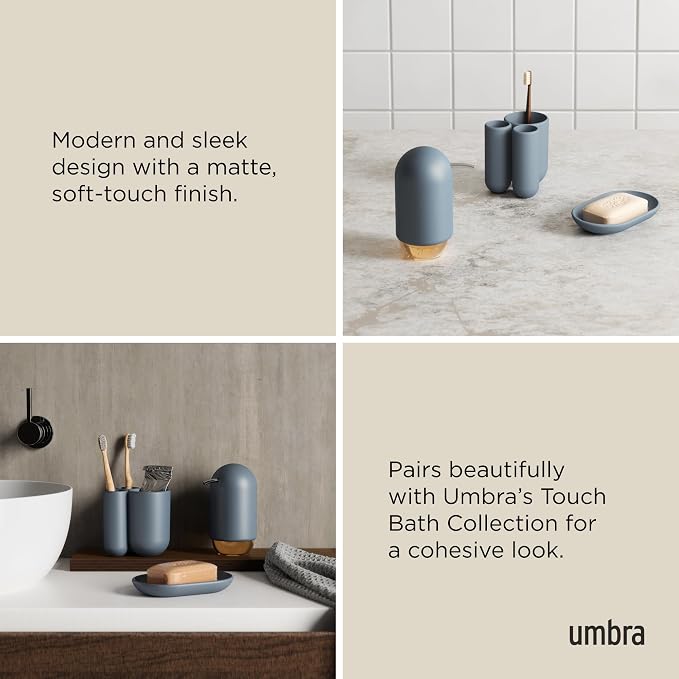 Umbra Touch Hand Soap Dispenser, Plastic Liquid Pump Bottle, Durable and - Image 4