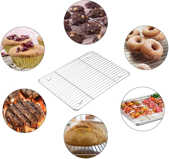 TeamFar Cooling Rack, Baking Roasting Rack Stainless Steel - Image 6