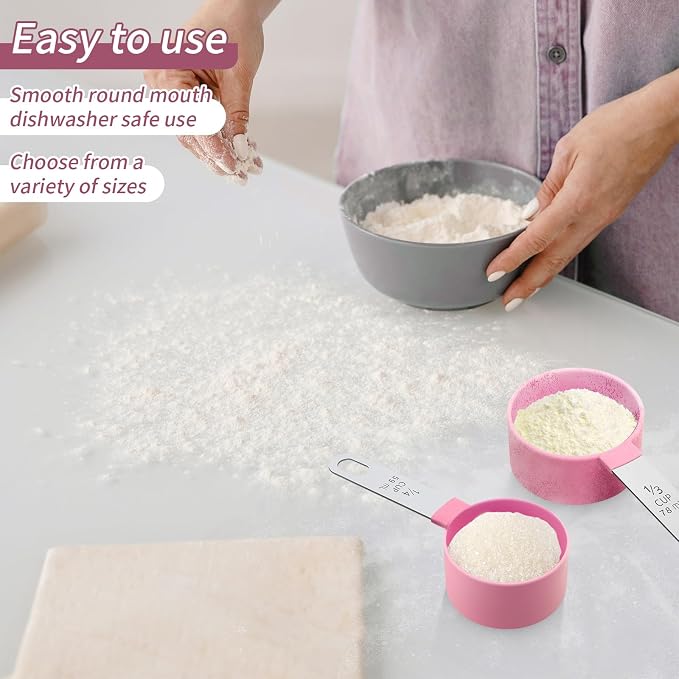 Measuring Cups Set Measuring Spoons Set, Nesting Measure Cups - Image 3