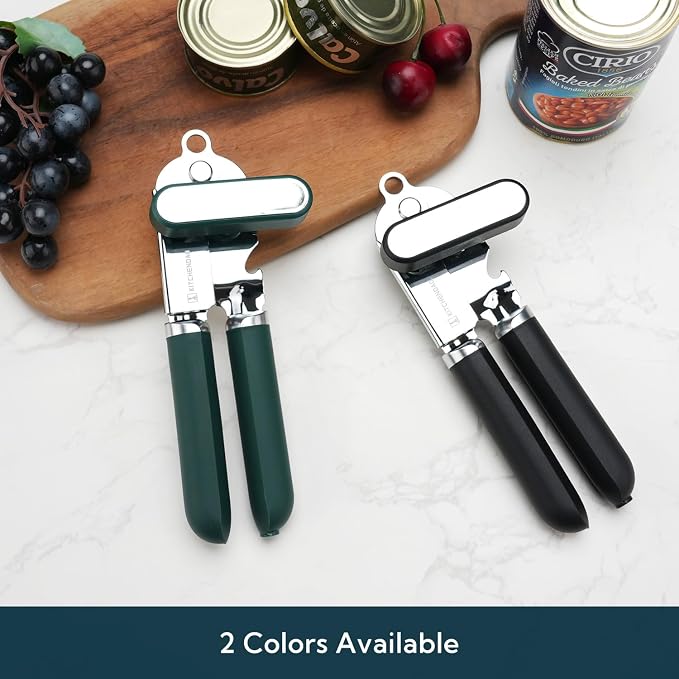 KITCHENDAO Manual Can Opener, Super Sharp Sandvik 12C27 Blade, Handheld Can - Image 6