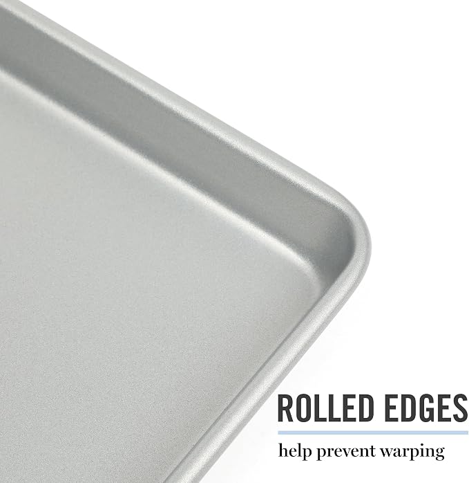 Martha Stewart Gallen 13x9 Inch Nonstick Carbon Steel Cookie Sheet - Image 5