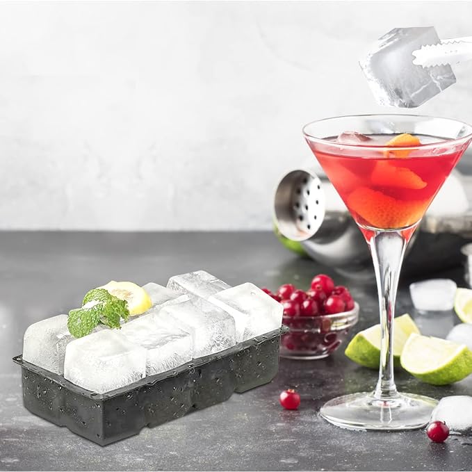 Samuelworld Premium Ice Tray Combo, Large Ice Sphere Maker & Giant Ice Cube - Image 9