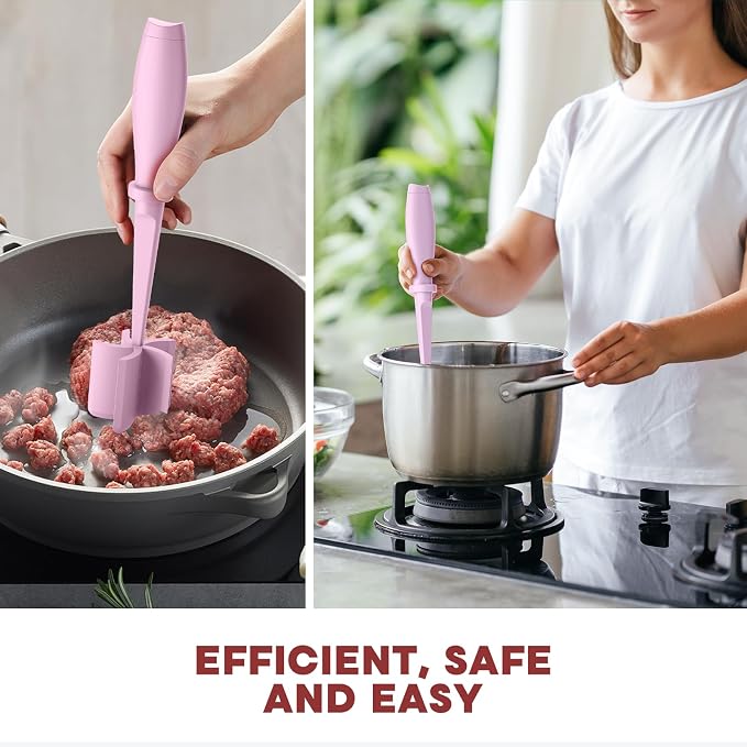 Meat Chopper, Hamburger Grinder, Premium Heat Resistant Smasher - Image 6