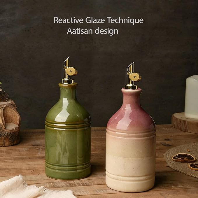 Ceramic Olive Oil Dispenser Bottle - Image 9