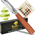 KULUNER，Premium High-End Rosewood Handle and 304 Stainless Steel Serrated Blade by KULUNkitchentoolstheperfectcookingexpert
