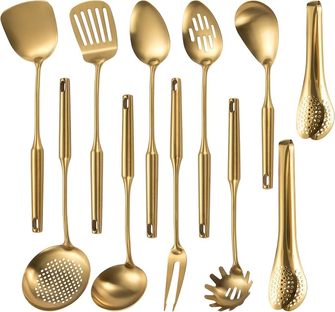 304 Stainlss Steel Matte Kitchen Utensils Set, Pasta Server by Lazycorner