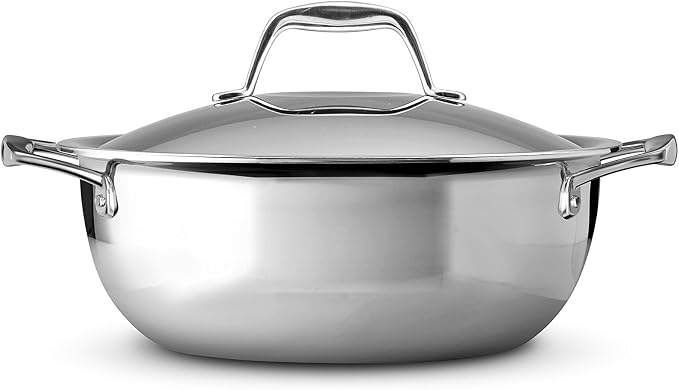 Tramontina Signature Tri-Ply Clad Stainless Steel 4-Quart Universal Pan - Image 2