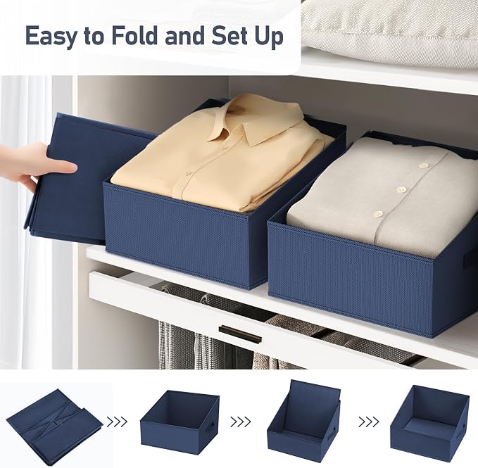 DIMJ Closet Storage Bins 6 Pack - Image 3