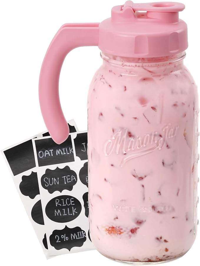 Soligt Glass Mason Jar Pitcher by SOLIGT