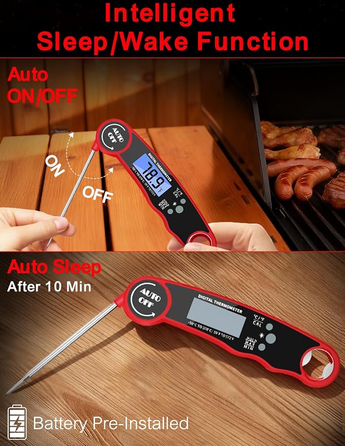 Meat Thermometer Digital, Instant Read Food Thermometer - Image 4