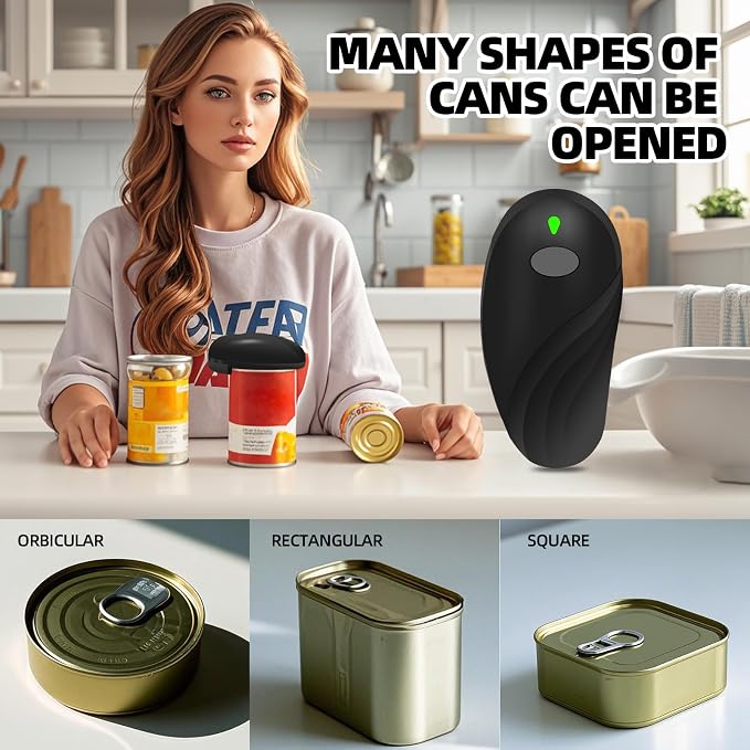 Rechargeable Auto Electric Can OpenerTouch Side Cut Opener Open Your Cans - Image 4