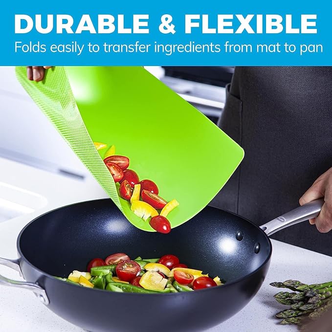 Cooler Kitchen 4 Piece Flexible Plastic Cutting Boards - Image 4