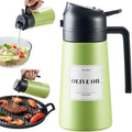 PARACITY 2 in 1 Oil Dipenser Bottle, Stainless Steel by PARACITY