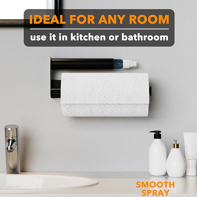 SpaceAid SprayNeat 2 in 1 Paper Towel Holder - Image 7