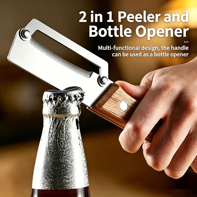 2-in-1 Multifunctional Vegetable Peeler, Premium Vegetable Peeler - Image 5