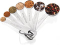 Doosu Measuring Spoons Set of 7-18/8 Stainless Steel Heavy Duty Teaspoons by Doosu
