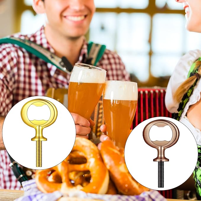 Patelai 5 Pieces Metal Bottle Opener Kit Blank Stainless Steel Bottle Opener - Image 7