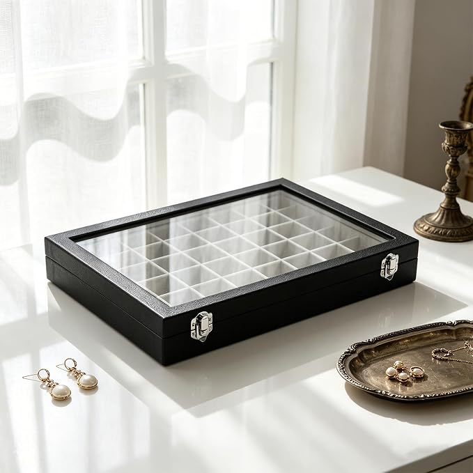 Stratalife Jewelry Organizer 48 Grid Jewelry Tray - Image 3
